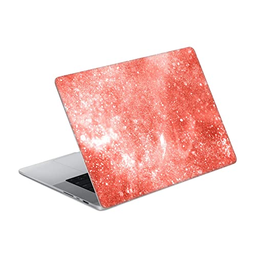 Autocollant MacBook Pro 14 A2442 corail scintillant chic pour illuminer votre bureau
