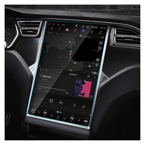 Protecteurs d'écran voiture en verre trempé Tesla pour éliminer les rayures