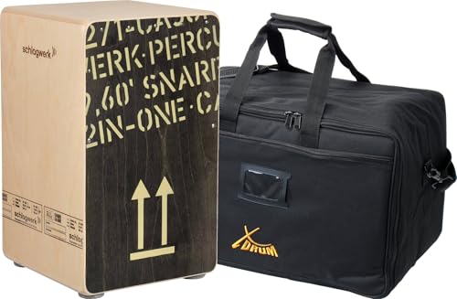 Schlagwerk CP 404 BLK Cajon Black Set inkl. Tasche