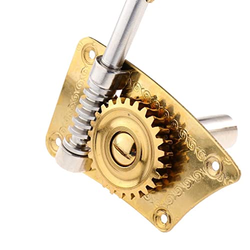 Esbant B 4Pcs 2R2L Upright Double Bass Tuning Pegs Machine Heads For Double Bass Players, 4-4-3-4 Accessories #TOP7