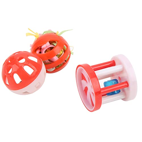 Brinquedos para Pés de Papagaio, Quebra-cabeça, Bola de Forrageamento, Brinquedos para Pássaros, Tre