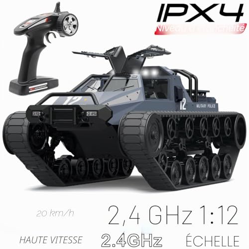 Crawler haute vitesse télécommandé 4WD pour sables et boue