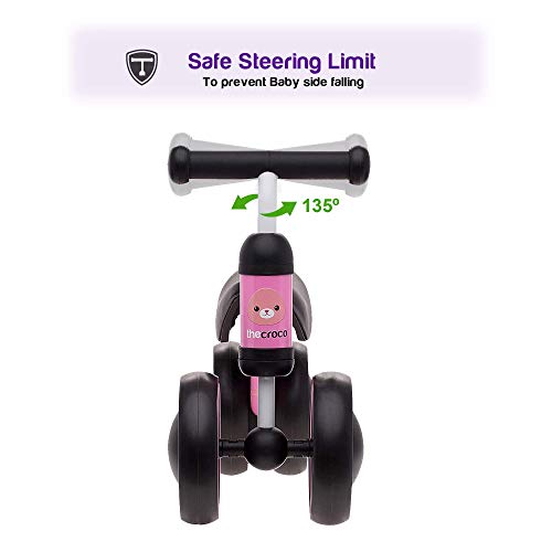 Image of Baby Balance Bike for 1 Year Old Boys and Girls, 12-24 Month Toddler Bikes. Best Gift Toy for First Birthday.