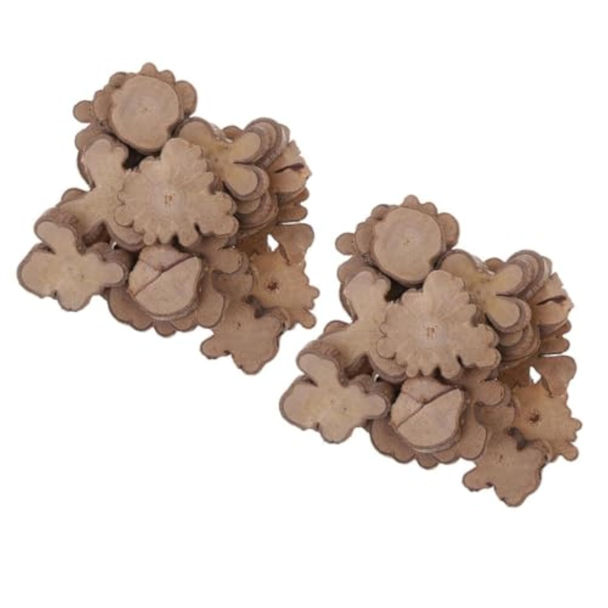 40 Pieces Irregular Natural Tree Wood Slices for Decor