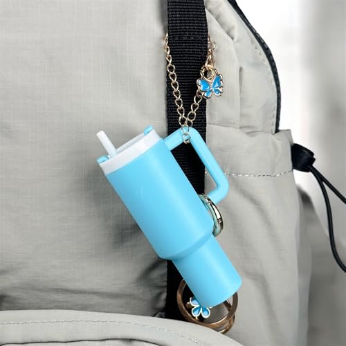 ERTUNA Mini chaveiro acessórios para copo Stanley, pingentes de chave de copo fofos para mulheres bo