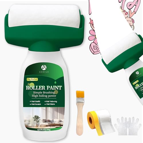 Anirun White Paint for Wall 17.6oz/500g Water-Drywall Repair Paint, Drywall