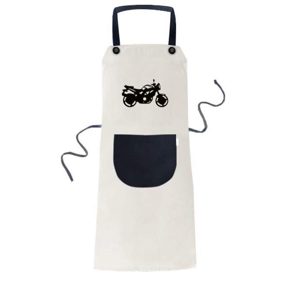 Tablier cuisine réglable motif moto pour vos barbecues et recettes