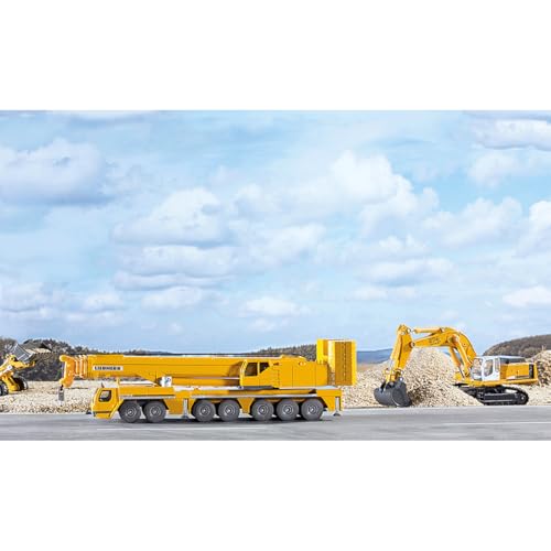 Siku 1886, Liebherr Mobile Crane, 1:87, Metal/Plastic, Yellow, Movable Parts by Siku - Used condition - Image 7