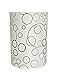Aspen Creative 31114 Transitional Hardback Drum (Cylinder) Shaped Spider Construction Lamp Shade in White, 8" wide (8" x 8" x 11")