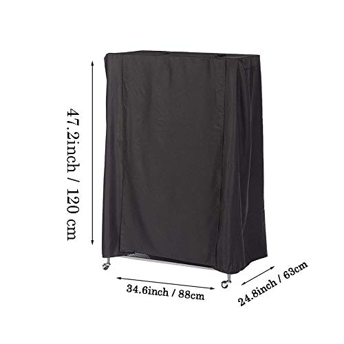Flr Universal Bird Cage Cover, Breathable Material Good Night Cover For Parrot Waterproof Durable Outdoor Large Bird Cage Cover - Black #TOP4