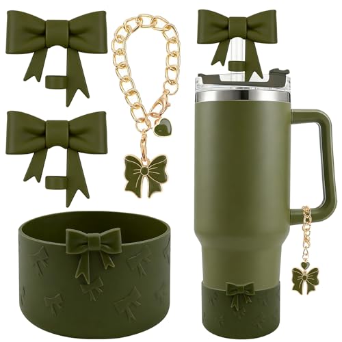 Hpebl Accessories for Stanley Cup 30 40oz Tumbler Accessories, Olive Green