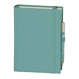 Semikolon (357564) Reisetagebuch Petit Voyage acquaverde grün blanko - Tagebuch mit 272 Seiten - 2 Lesezeichen, Weltkarte, uva. - Notizbuch A6
