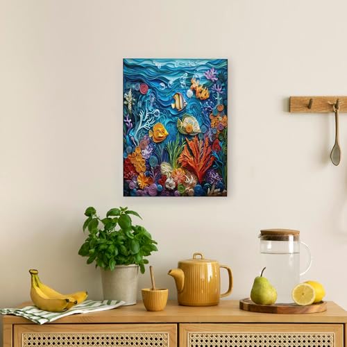 Lienzo decorativo divertido para dar vida y color a las paredes de tu dormitorio o baño 2