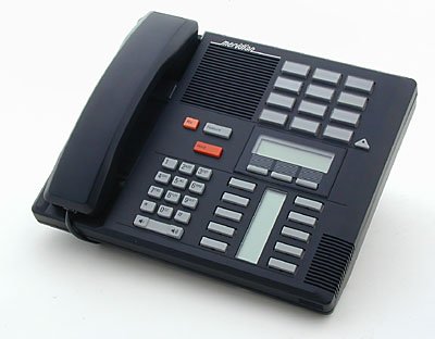 Teléfono Nortel M7310 10 líneas LCD Negro miniatura 1