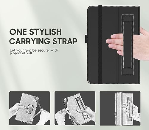Image of MoKo Case Fits All-New Amazon Kindle Fire HD 10 & 10 Plus Tablet (13th /11th Generation, 2023 /2021 Release) 10.1 inch - Slim Folding Stand Cover with Auto Wake /Sleep, Black Notebook