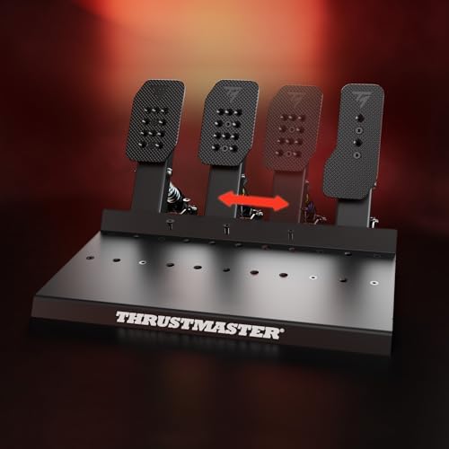 Raceline Pedals III LC - Pedaliera a 3 Pedali per Simulazioni di Guida Dotata di Pedale del Freno con Sensore Load Cell (100 kg) - per PS5, PS4, Xbox Series, Xbox One, PC - Controller - Immagine 7