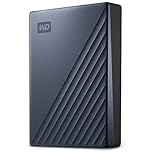 WD 2To My Passport Ultra, Disque Dur Externe Portable, USB-C, compatibilité avec PC, Xbox et Playstation, Boîtier métallique épuré