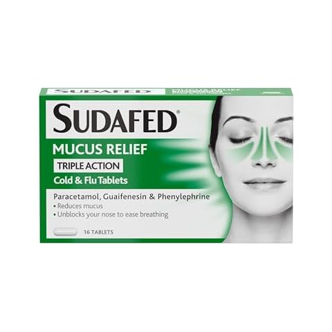 Sudafed Triple Action Cold & Flu Relief Tablets Cover