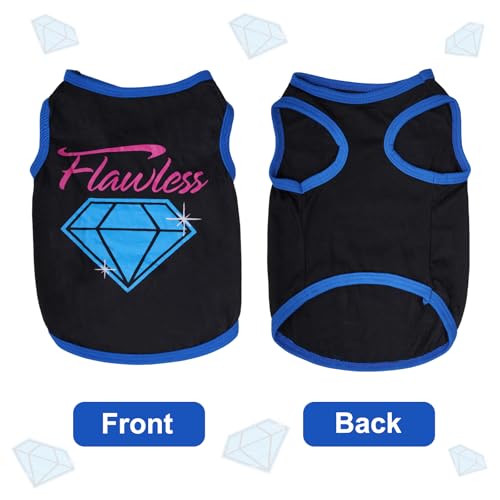 hoyuwak 8 Pieces Pet Shirts Funny Dog Printed Clothes Breathable Cool Puppy Sleeveless Vests for Summer - Image 6