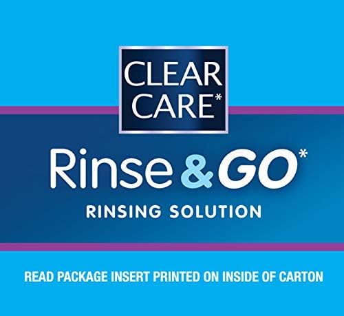Clear Care Rinse & Go Solution, 12-Ounces