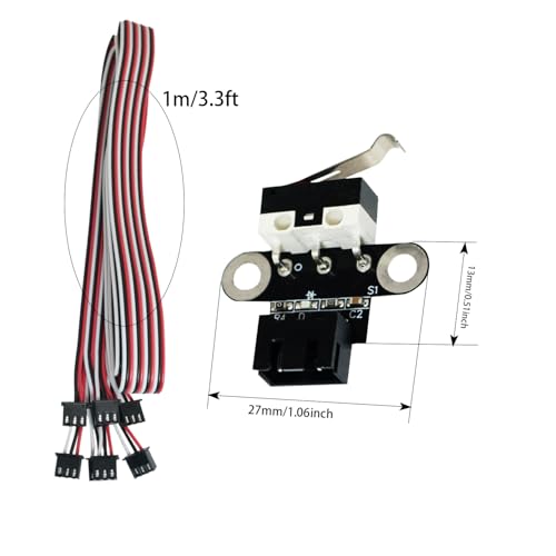 Interrupteur de fin de course mécanique horizontal DZS ELEC pour panneau d'imprimante 3D - 3