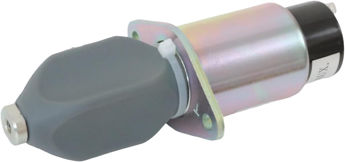 1751-12A6U1B1S5 SA-4259-12 12V Fuel Shutoff Solenoid for Kubota 3A 70&82 MM Series Diesel Engine 2 Terminals