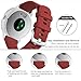 GEAK Compatible with Garmin Vivoactive 5/Vivoactive 3 Music Watch Band,20mm Silicone Band for Galaxy Active 2 40mm 44mm Bands/Samsung Gear Sport/Galaxy Watch Band 42mm Smartwatch Women Men Red