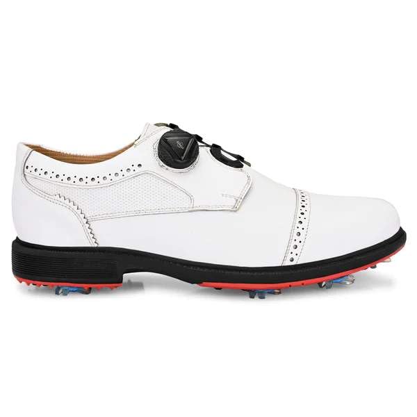 Men's Golf Shoes, Spiked Sole, Lace-Up Closure, Low-Top Athletic Style, Moisture Resistant-picture-11