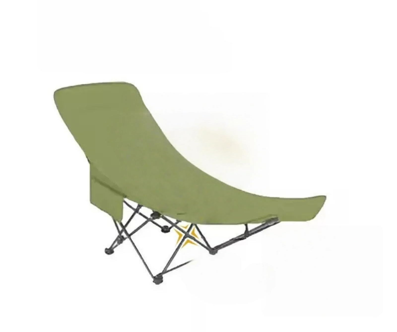 Chaise de camping pliante inclinable avec repose-pieds amovible