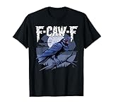 Funny Black Crow F-Caw-F Black Bird