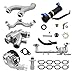 LR090630 Aluminum Cooling System Kit Fit for Jaguar F-Type XF XJ XKR XFR for Land Rover Range Rover Range Rover Sport LR4 2010-2017 5.0L V8 Engine LR109402 LR122709