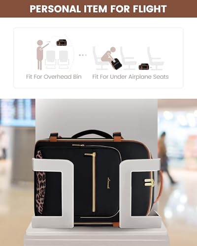 Image of LOVEVOOK 40L Travel Backpack Flight Approved Carry on Backpack,3 Packing Cubes,Waterproof Personal Item Travel Bag,TSA Carry on Luggage Suitcase Travel Essentials,Gifts for Women & Men,fits 17 inch Laptop