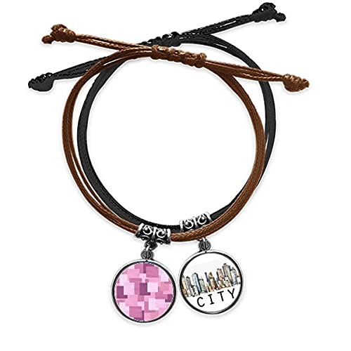 Bracelet corde main en tissu de lin violet pour sublimer vos looks d'été
