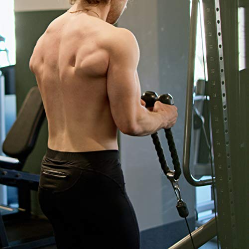 BESPORTBLE, 8 peças, acessório para puxar tríceps para sistema de polia de treino em casa, academia