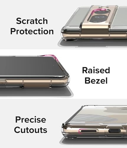 Image of KAPAVER Hybrid Shock Proof Series Back Cover Case Compatible with Google Pixel (PC+TPU) (Black) (Crystal Clear, Google Pixel 7 Pro)