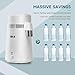 CO-Z Distilled Water Maker, 1 Gallon Water Distiller, 4L Home Countertop Water Distiller Machine, Table Desktop Water Distill Distilling Purifier Purification Filter, Home Pure Clean Water Device