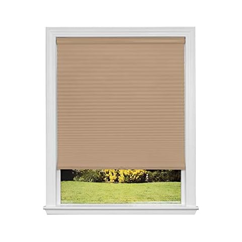 Redi Shade Artisan Select Custom Cordless Cellular Blackout Shades, Cream, 45 5/8 in x 72 in Cover