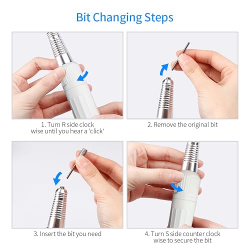 Strong 207B 35000RPM 65W Taladro Eléctrico para Manicura miniatura 6