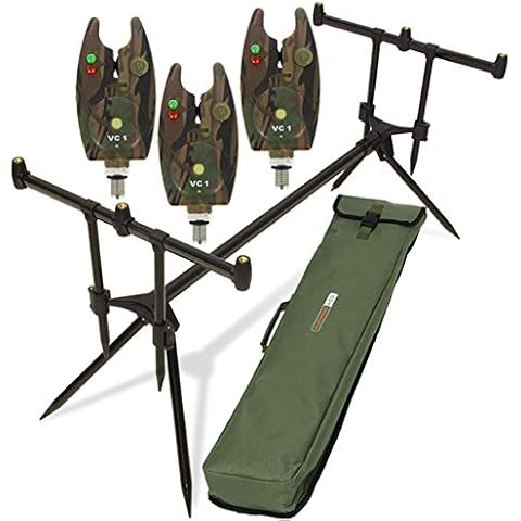 G8DS® Set Rod Pod Rutenhalter + Tragetasche inklusive 3 Bissanzeiger Cover