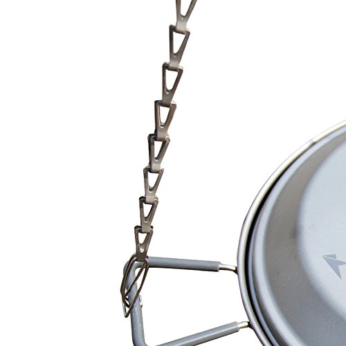 Keith Ti1600 BBQ Parts Titanium Hanging Chain Camping Cookware Hanging Chain - Image 2