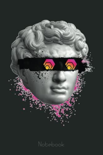 HEX Blind Statue Crypto Modern Art Cryptocurrency Stake 5555 Notebook: Transaction Log Ledger, Air Drop Tracker, Passwords Book for New and Experienced Traders 6x9 110 Page Gift Journal