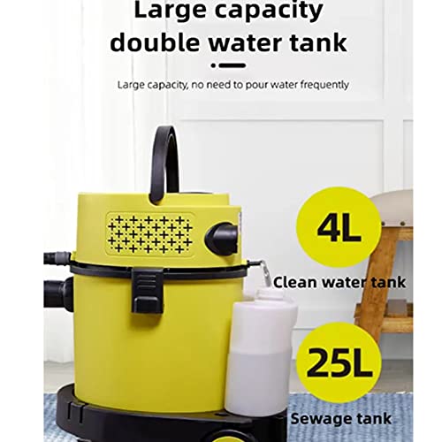 1200w 17000pa Krachtige rechtopstaande tapijtreiniger, dieptereiniging tapijtwasmachine, nat en droog, 4l schone 20l vuilwatertank, met scrollwiel - Image 6