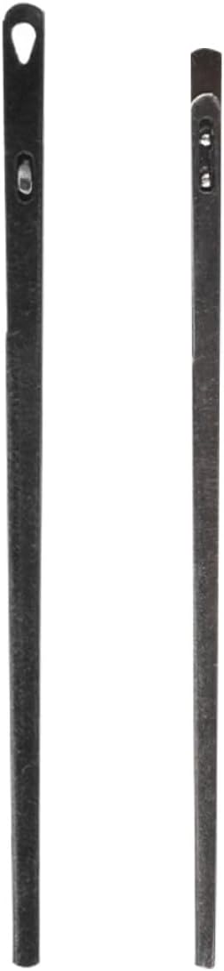 jojofuny 2pcs Leather Sewing Needles for Hand Stitching Metal Lacing Needles for Leathercraft for Leatherworking and Craft Projects