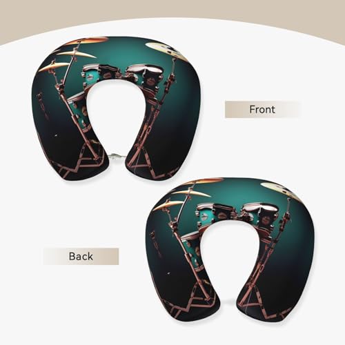 Almohada Poliéster Talla Única Cervical Negra miniatura 3