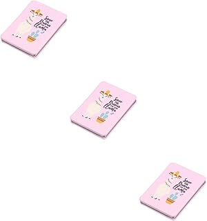 فوميز. 3 قطع من مرايا المكياج المحمولة للسفر، مراة جيب صغيرة للمحفظة، مراة صغيرة قابلة للطي من البولي يوريثان، مراة صغيرة قابلة للطي، مراة رؤية خلفية لطيفة