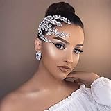 ZHENM Sparkling Rhinestone Wedding Comb, Bridal Headpiece Wedding Hair Accessories for Brides