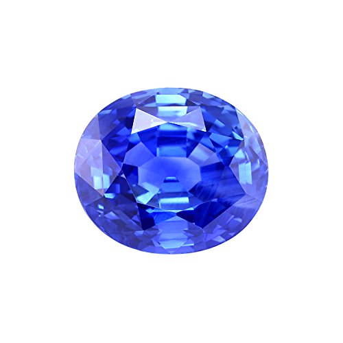 Saphir bleu naturel Ratti-AMZ13631 pierre précieuse certifiée contre le risque d'imitation
