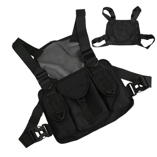 Correa de pecho para correr con bolsillo de almacenamiento para entrenamiento deportivo