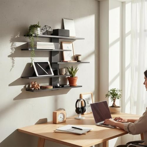 Support mural pour objets de collection avec finitions soignées durables