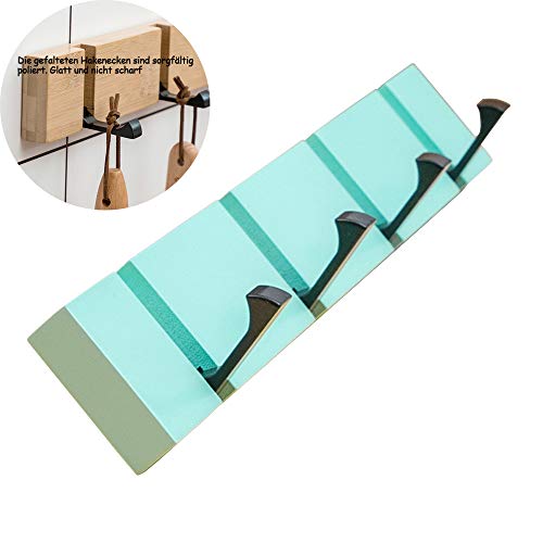 Preisvergleich Produktbild PAMPOO Faltbare Garderobe Wandmontierte Farbgarderobe, Bambusmöbel, Wohnzimmer, Flurmöbel